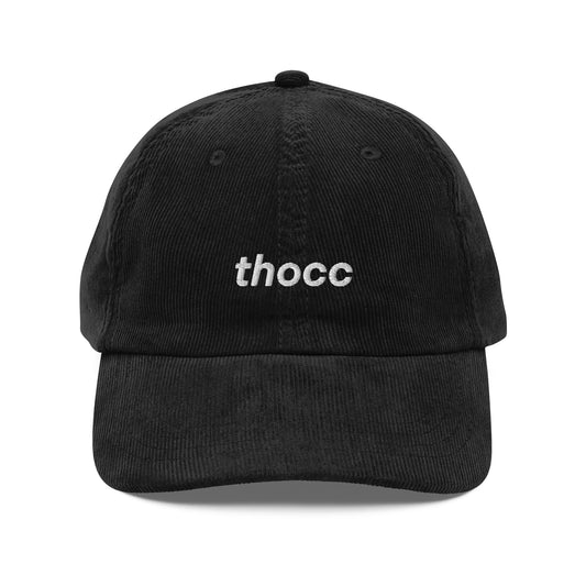 thocc corduroy hat