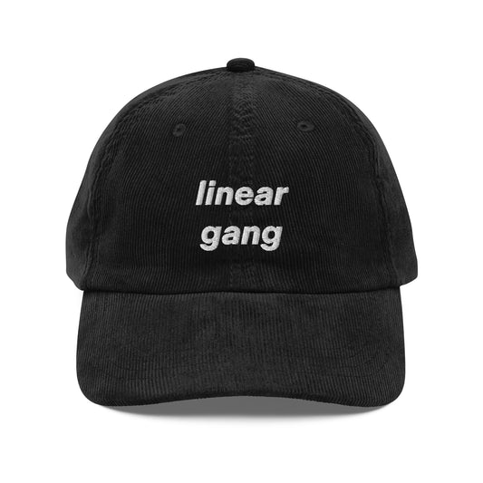 linear gang corduroy hat