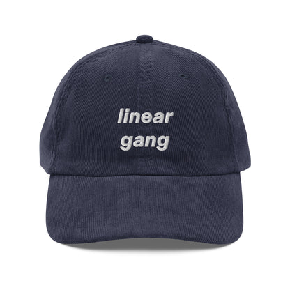 linear gang corduroy hat